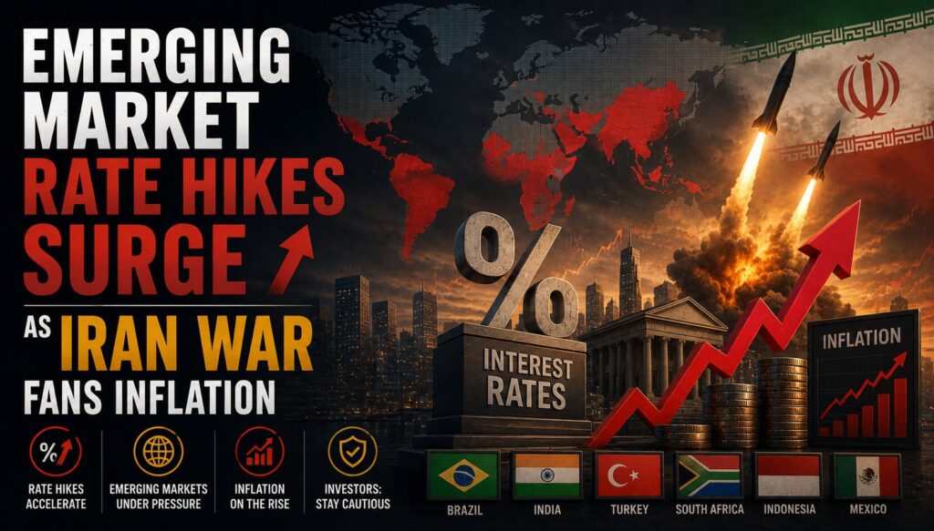 Emerging Market Rate Hikes Surge as Iran War Fans Inflation