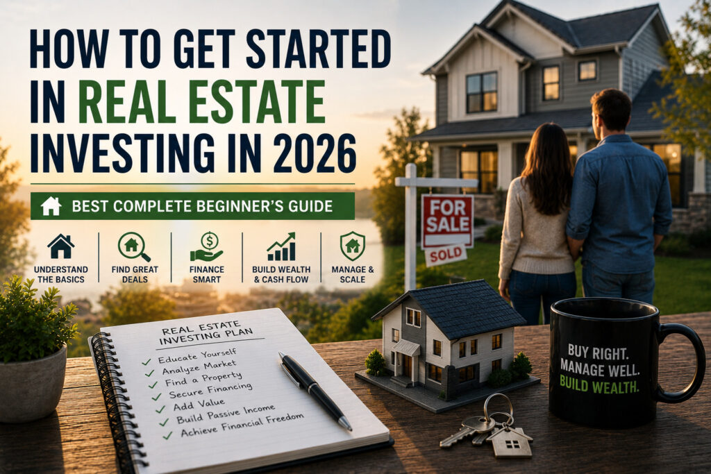 How to get started in real estate investing in 2026 (Best Complete Beginner's Guide)