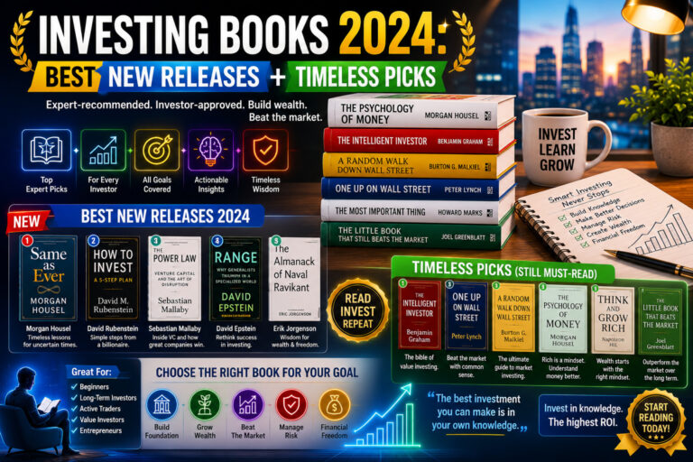 Investing Books 2024: Best New Releases + Timeless Picks